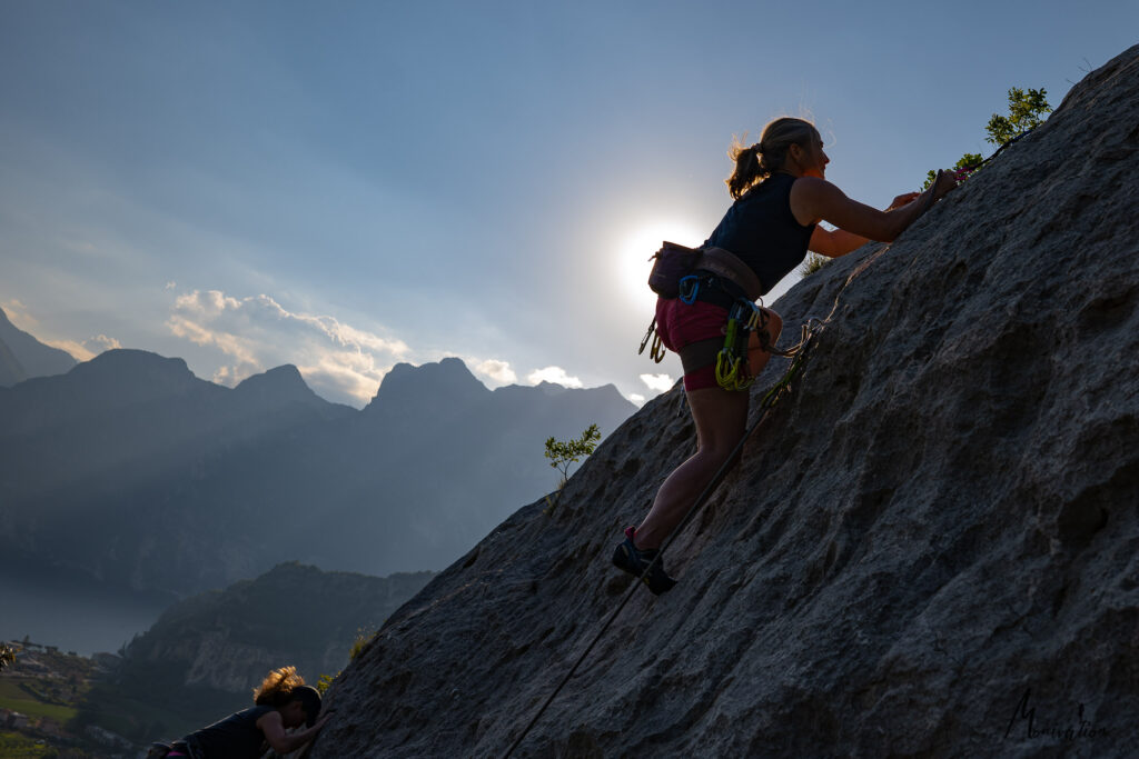 Klettern mit Aussicht in Belvedere