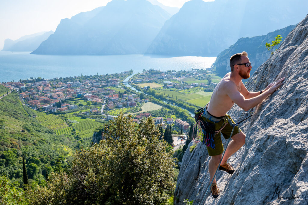 Klettern mit Aussicht in Belvedere