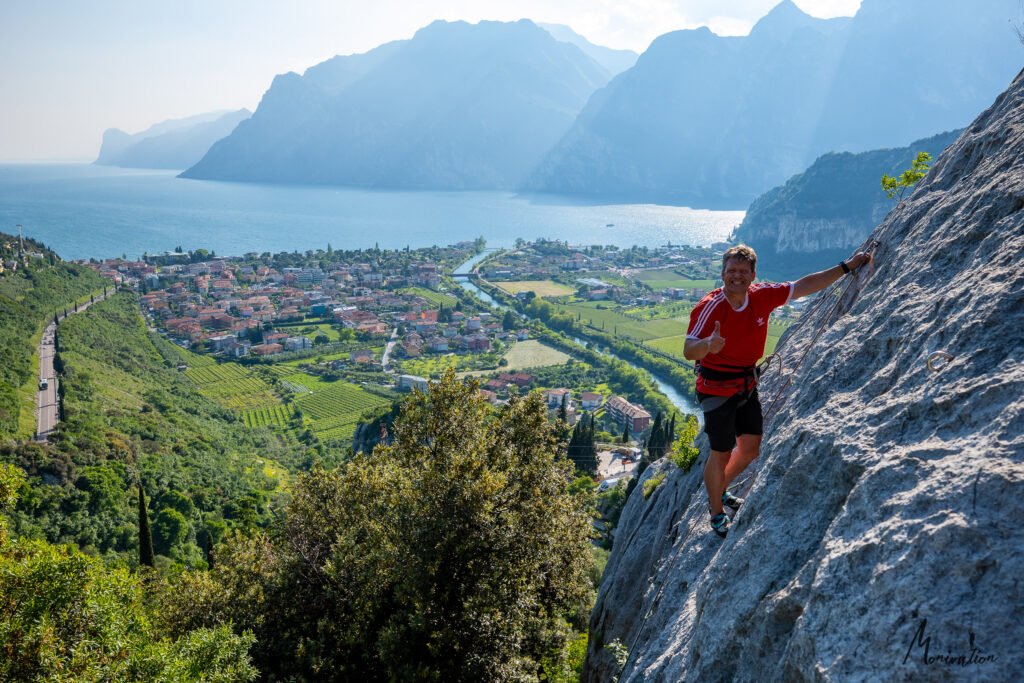 Klettern mit Aussicht in Belvedere