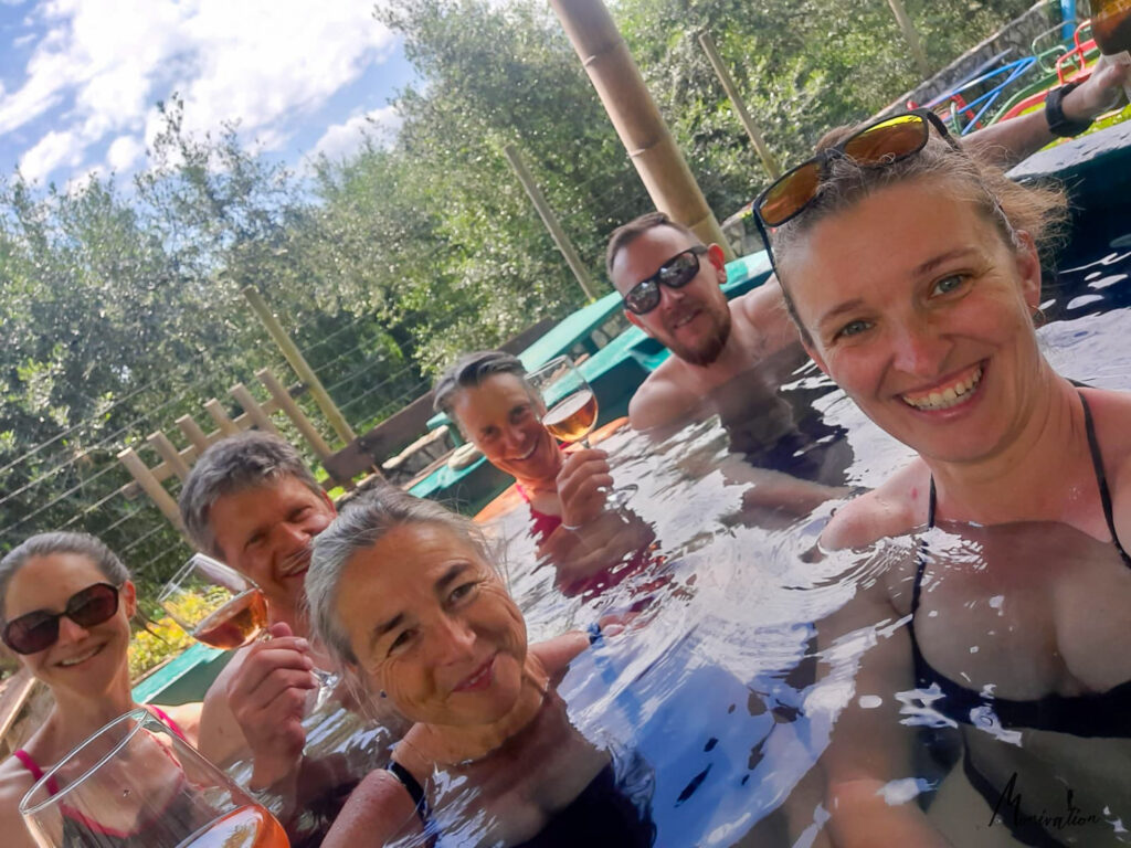 Im Jacuzzi bei Michelotti