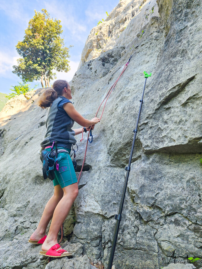 Seil einhängen mit dem Clippstick