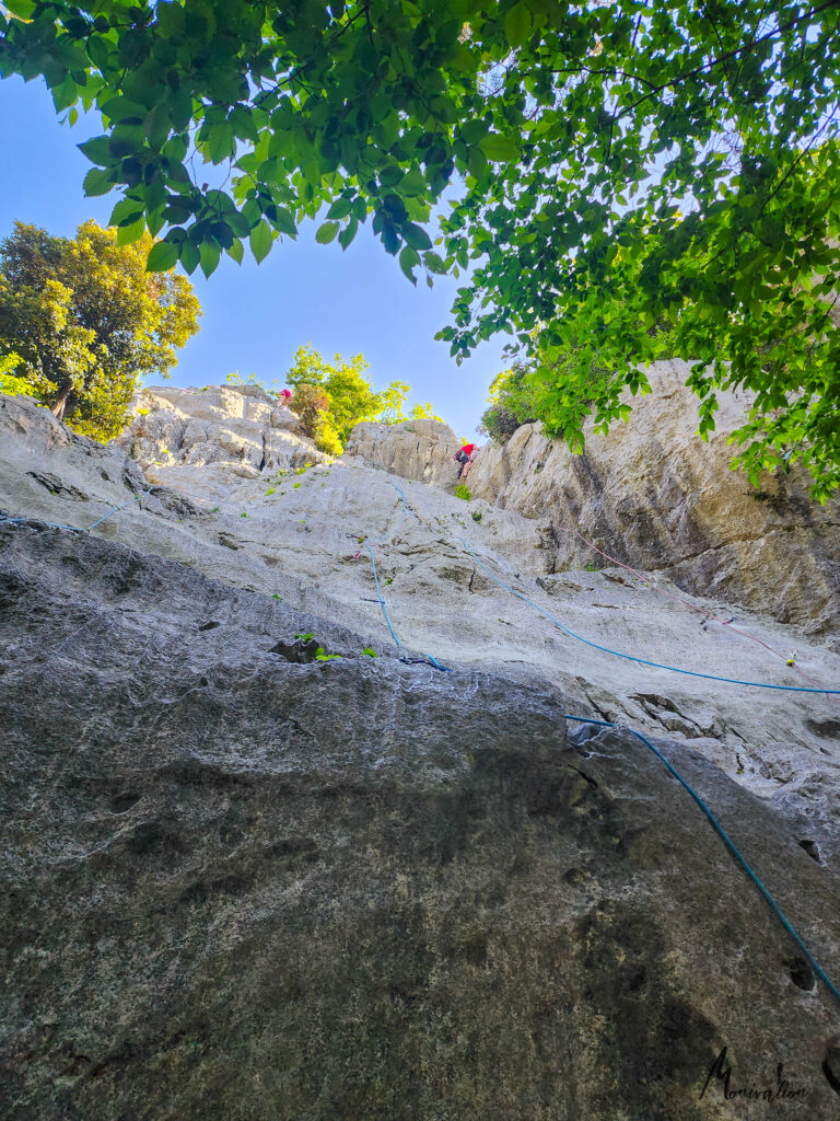 Klettern in Muro dell' Asino