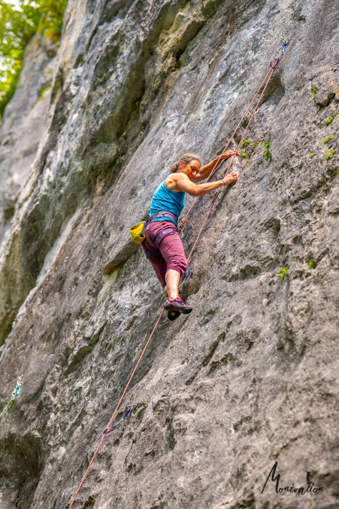 Weissensteinerwand mit Monivation