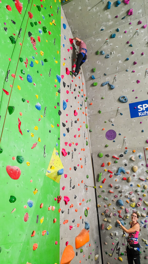 Topropekurs mit Monivation in der Kletterhalle Kufstein